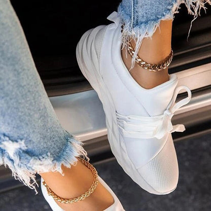 Damskie Buty Sportowe Sneakersy z Elastyczną Cholewką